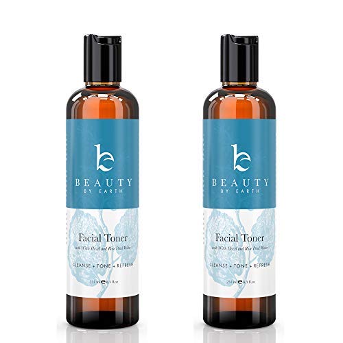 Witch Hazel Face Toner - With Organic Rose Water, Facial Toner For Women With Hydrating Aloe Vera, Rosewater Toner For Face, Skin Toner Ph Balancing Skin Care Products, Beauty Products For Women #TOP1
