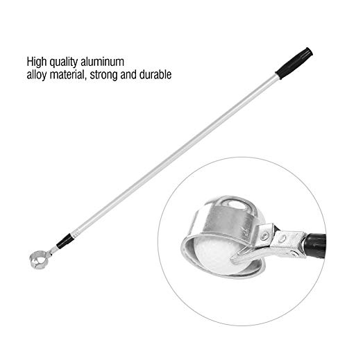 Alomejor Ball Retriever Aluminiumlegierung Teleskop Ball Pickup Retriever Scoop Grabber(4 Abschnitte)
