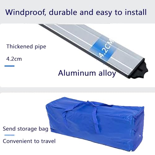 Cadre de toile de fond rétractable support de fond extérieur coupe-vent 3x5