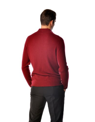 Cashmere Boutique 100% Pure Cashmere Essentials Full Zip Sweater Men – Long Sleeve, Lightweight and Warm Cardigan Jacket3