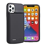 Añade un 150% de duración adicional de la batería: esta funda de carga para iPhone 12/12 Pro incorpora una batería de 7000 mAh de alta calidad para prolongar la vida útil de tu iPhone 12 al 150% del teléfono celular. Está equipada con chips avanzados para proteger tu iPhone del sobrecalentamiento, cortocircuitos y sobrecarga. Resuelve perfectamente el problema de la batería baja del teléfono o la energía agotada.