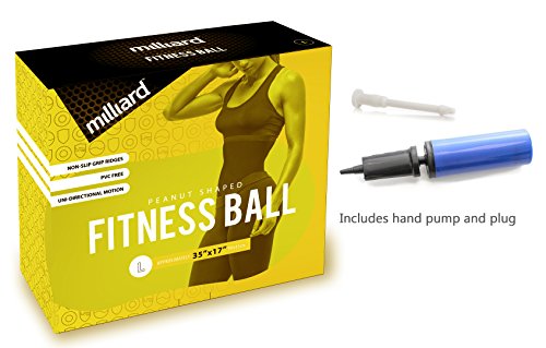 Image of Milliard Peanut Ball Physio Roll for Exercise, Therapy, Labor, Birthing and Dog Training