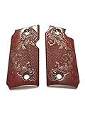 -Rosewood Floral Checkered Compatible with/Replacement for Sig Sauer P238 Grips LS Grips