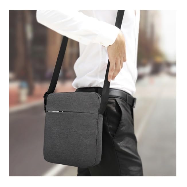 Bolso tipo mensajero impermeable para hombre miniatura 2