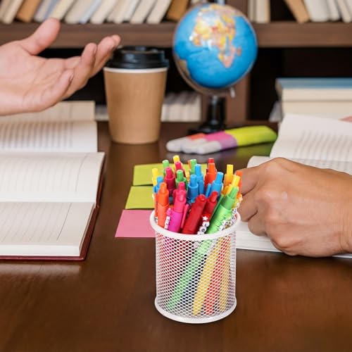Tenceur 24 bolígrafos motivacionales multicolor para escuela miniatura 5