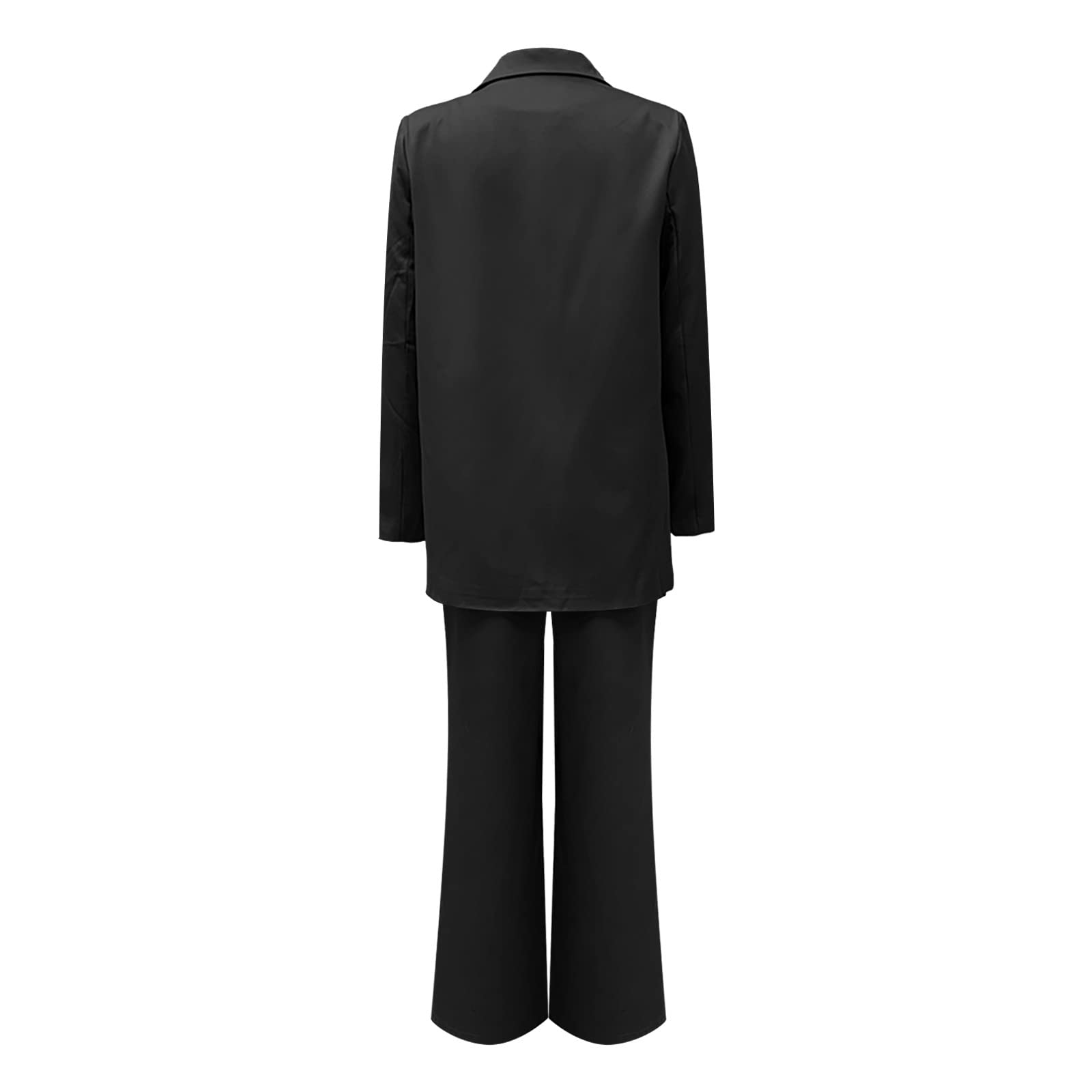Tailleur Donna Cerimonia Tute Complete Donna Maniche Lunghe Comoda Pantaloni e Giacca da Cerimonia Giacche Due Pezzi Elegante Autunno Inverno per Cerimonia per Matrimoni e Feste