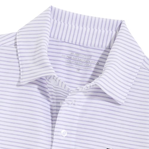 Image of Vineyard Vines Kids Bradley Stripe Sankaty Polo (Toddler /Little Kids /Big Kids)