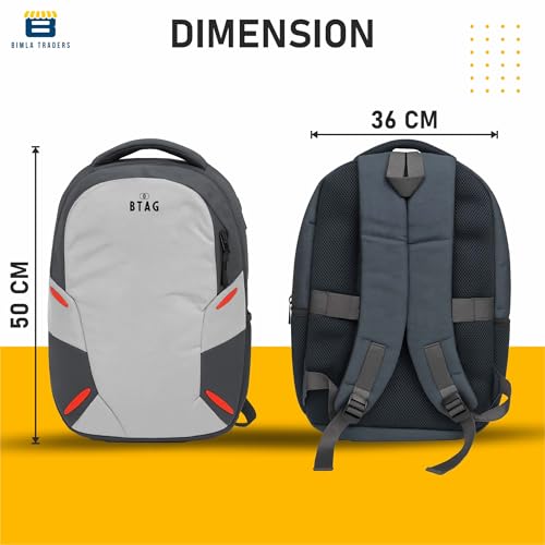 Image of Btag 27Ltrs Stylish Laptop & Casual Backpack | Water-Resistant, Comfortable, Lightweight & Trendy | Large Storage, Smooth Zippers, Spacious & Travel-Friendly | Ideal for Work, Study & Daily Use