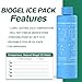 KEKHEALTH Ice Packs for 60H 3 Pen Insulin Cooler Travel Case Accessories