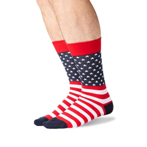 Hot Sox Men's Fun Travel & Cities Crew Socks-1 Pair Pack-Cool & Artistic Novelty Fashion Gifts2