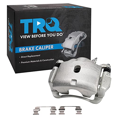 Image of TRQ Front Left Brake Caliper w /Bracket Drivers Side Compatible with 2012-2016 Honda CR-V