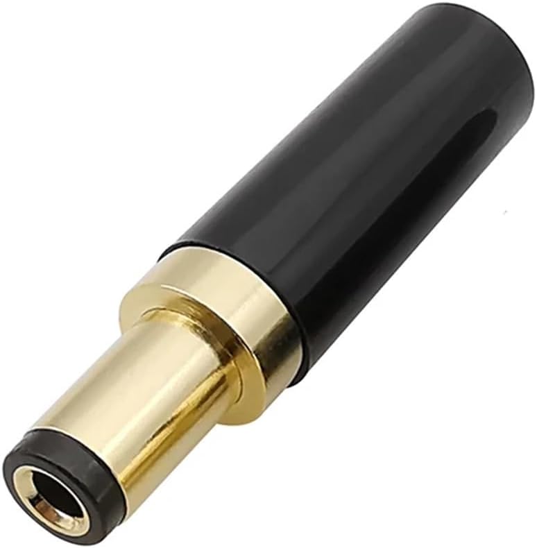 1Pcs 3.5 x 1.35mm/4.0 x 1.7mm/5.5 x 2.1mm/5.5 x 2.5mm Gold Plated DC Power Connector DC Male Jack Adapter(5.5mm x 2.5mm)