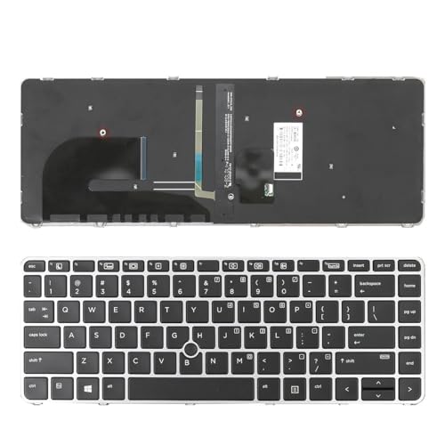 Clavier rétroéclairé US pour HP EliteBook 745 G3 840 836308-001