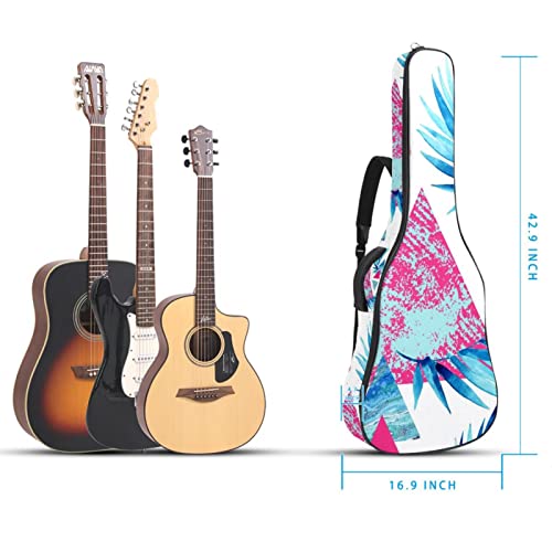 Étui de protection rembourré pour guitare classique acoustique Motif feuilles bleues, Multicolore 04, 42.9×16.9×4.7 in… - Les Beatles, Paul McCartney, John Lennon, RIngo Starr, George Harrison Étui de protection rembourré pour guitare classique acoustique Motif feuilles bleues, Multicolore 04, 42.9x16.9x4.7 in… – Image 6