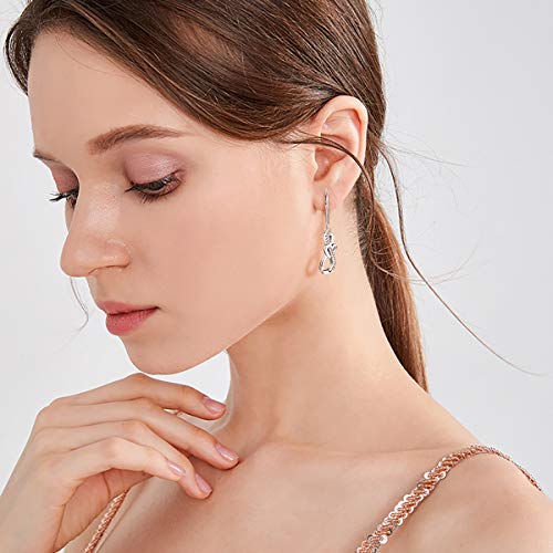 JO WISDOM Orecchini Cuore Infinito Argento 925