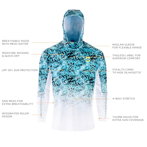 Sweat à capuche de pêche toutes saisons avec protection UPF 50+ SYNKER - 2