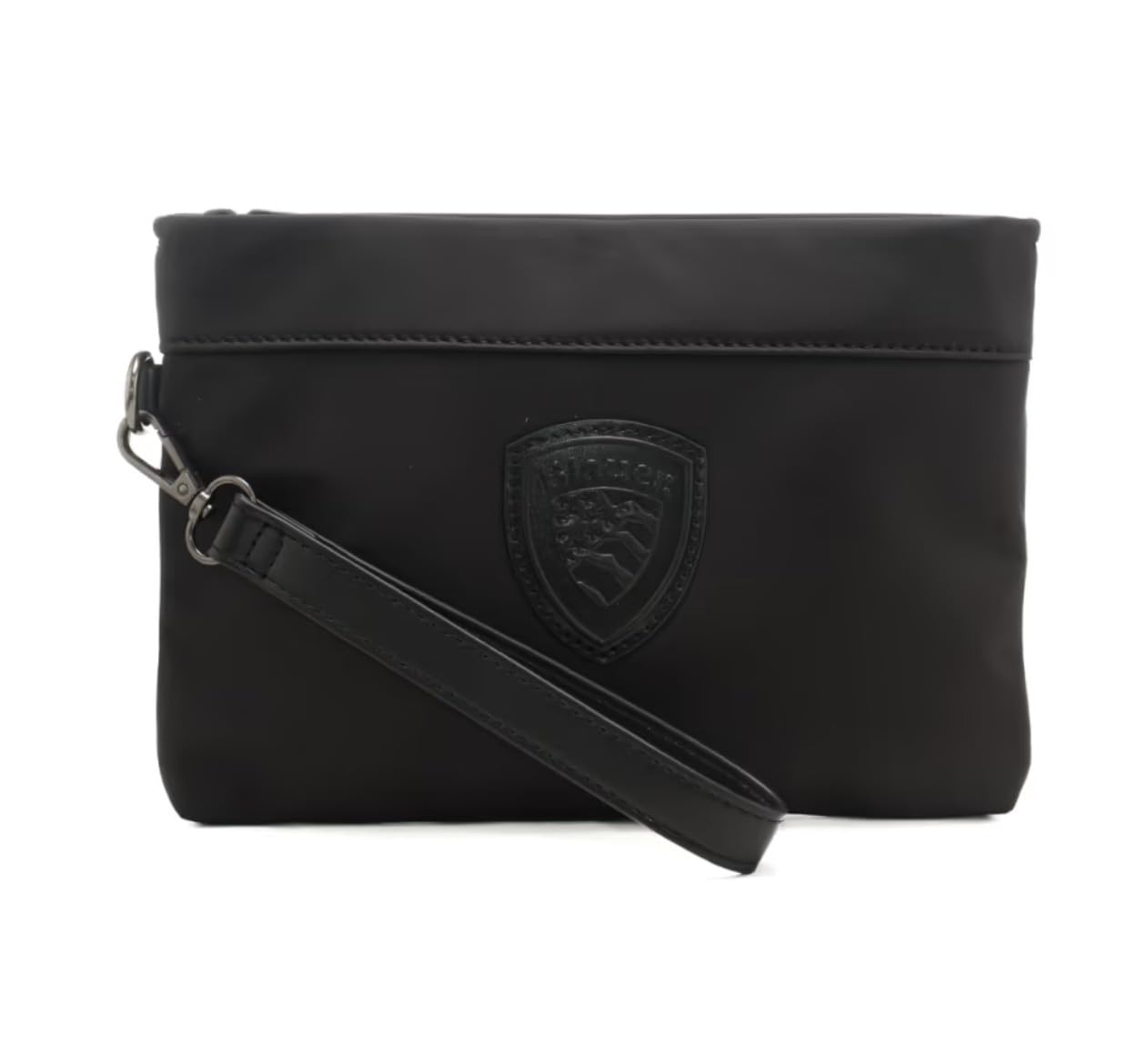Borsa uomo Blauer pochette clutch in nylon nero BS26BU23 S6PIATNYL01/GLI