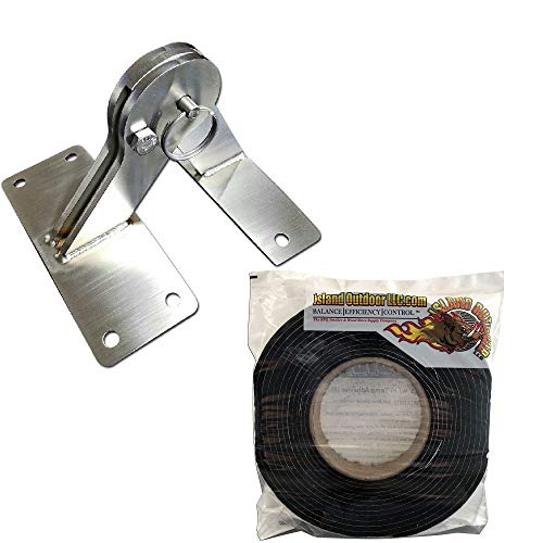Total Control Stainless Lid Hinge & Gasket for Weber Kettle