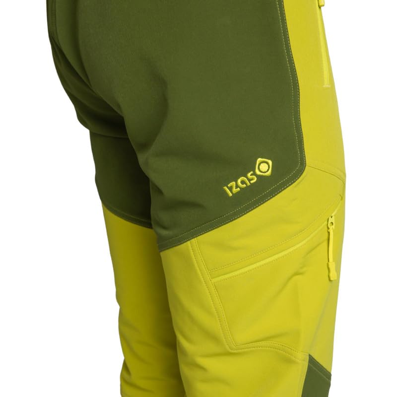 Izas Baltic M FW V2 Pantalón Técnico de Hombre para Senderismo y Trekking con Tejido Mount-Stretch Repelente al Agua, Transpirable y Elástico, Ajuste Ergonómico y Bolsillos con Cremallera