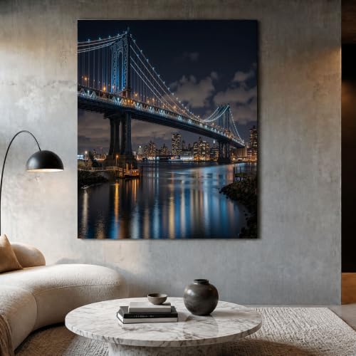 Tableaux decoratifs muraux New York pour un salon moderne chic