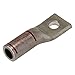 Panduit LAA250-38-5 Code Conductor Lug, One Hole, Aluminum, 250 kcmil Aluminum/Copper Conductor Size, 3/8" Stud Hole Size, Red Color Code, 1-9/16" Wire Strip Length, 0.30" Tongue Thickness, 1.24" Tongue Width, 1.56" Neck Length, 3.63" Overall Length