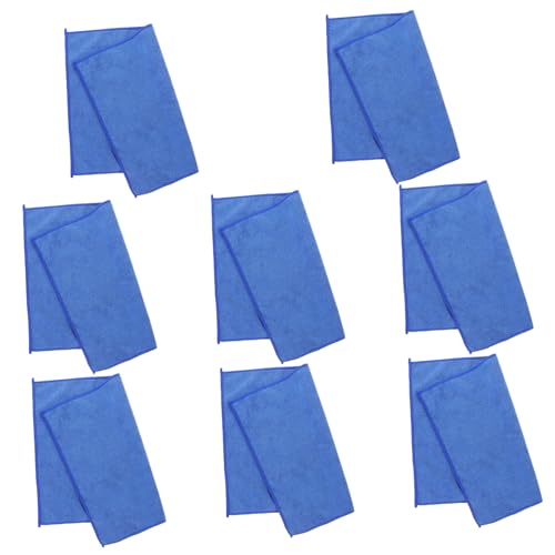 CIYODO 8 Piezas Ropa de Microfibra Trapo Toalla Plato Paquetes para Lavar cleanseen paños cleansen paños Cleaning Cloth cleanseen bayeta paño de Limpieza paños multifunción Blue