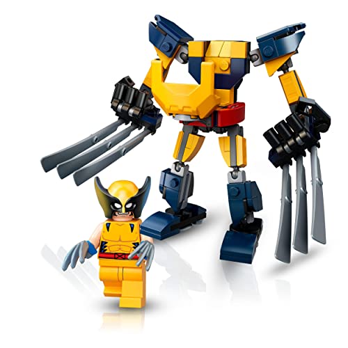 LEGO 76202 Marvel Wolverine Mech, Figur zum Sammeln, Superhelden-Spielzeug für Kinder ab 7 Jahren, Actionfigur LEGO 76202 Marvel Wolverine Mech, Figur zum Sammeln, Superhelden-Spielzeug für Kinder ab 7 Jahren, Actionfigur