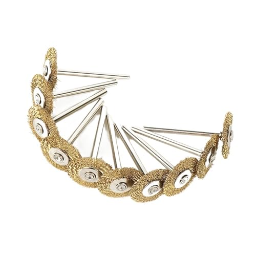 ワイヤーホイールブラシ 100個 DIY 木工 電動グラインダー用 ロータリーツールスタイルアクセサリー 研磨ブラシ wanglan