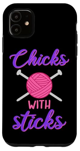Knitting Chicks With Sticks Wool Craft Case for...