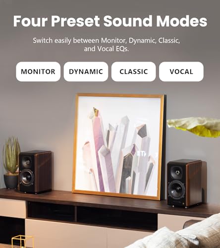 Image of Edifier S2000MKIII Tri-Amped Bookshelf Speakers, 130W Studio Monitor