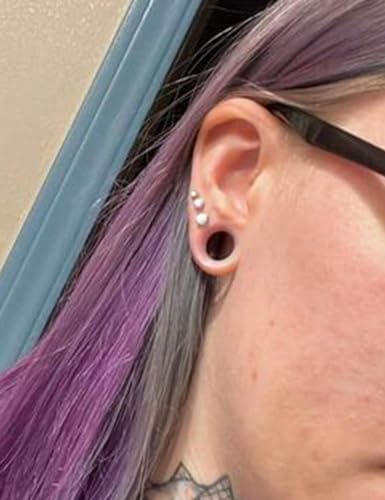 10G-50mm Clear Silicone Gauges for Ear Double Flared Ear Gauges Tunnels Flexible Plugs Tunnel Earrings for Women Men4