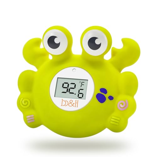 b&h Baby Bath Thermometer, Toddlers Bathtub Water Thermometer, Baby Room and Bath Floating Toy Safety Thermometer, Fahrenheit and Celsius
