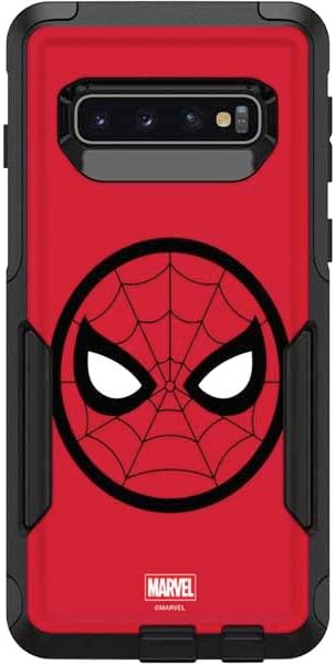 Skinit Decal Phone Skin Compatible with OtterBox Commuter Galaxy S10 - Officially Licensed Marvel Spiderman Crawling Spiderman Design