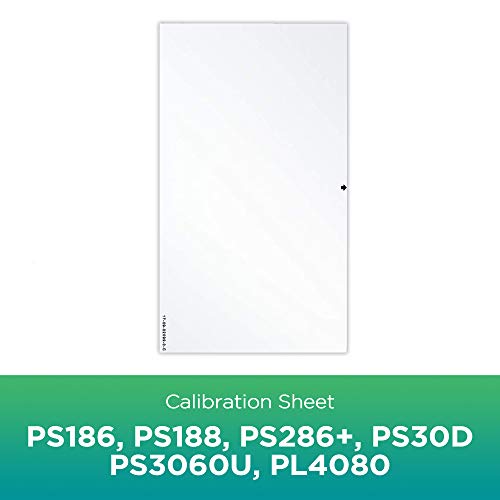 Plustek PS286+ CALIBRATION Control Sheet thumb #1