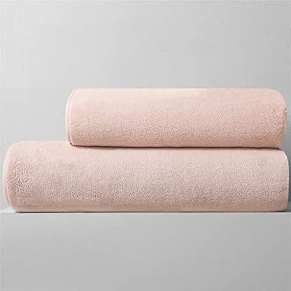Handtuch, Badetuch, 3er-Set, Hotelliebhaber, Saugnapf, großes Wickeltuch, 2er-Set, Badezimmer, weiches Handtuch (Farbe: 2 Stück, Größe: 70 x 35 cm + 140 x 70 cm) – Bild 3