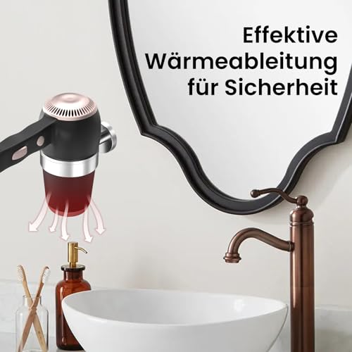 Dailyart Haartrocknerhalter Haartrockner Halterung Fönhalter zum Kleben Wandmontage - Befestigen ohne Bohren, Edelstahl, Silber