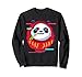 Vaporwave Japonais Daruma Doll Kawaii Panda Ours Glitch Sweatshirt