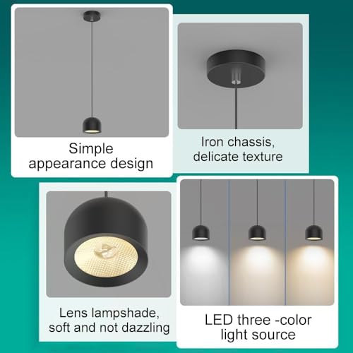 Suspension LED 10W à intensité variable pour éclairage de bar - 5