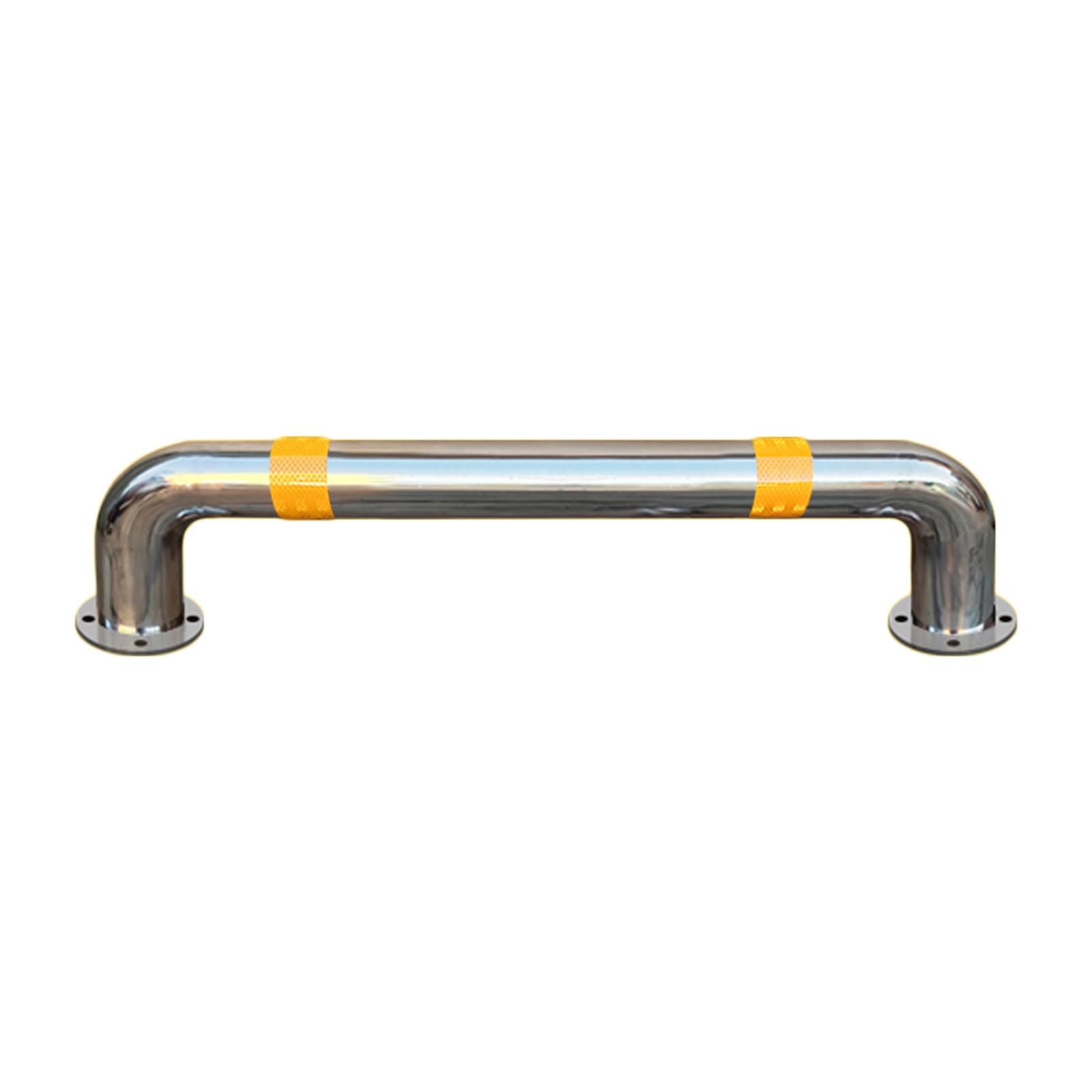 CWCQGH U Shape Security Bollards, U-Shaped Guardrail Collision Bar,Parking Space -Collision Railing Car Blocker,304 Stainless Steel Parking Stopper for Garage Subways (39.37 x 11.8in)