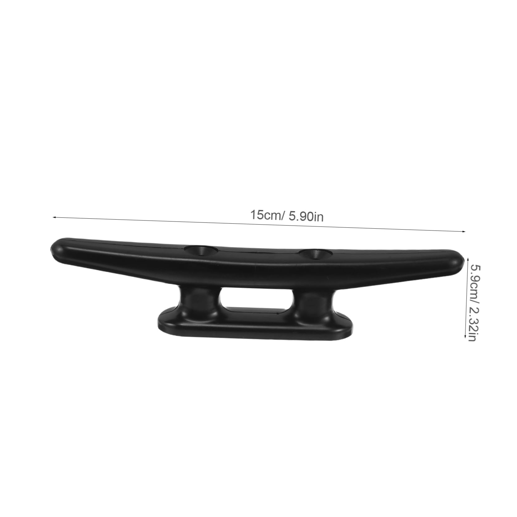 Yardwe 2 Sets of Boat Supplies Rope Fixing Cleat Kayak Cleat Boat Mooring Cleat Kayak Rope Cleat Kayak Cleat for Boat Docks Rope Cleat Kayak Rope Tie Cleat