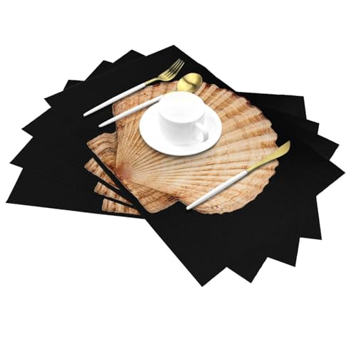 Set de table extérieur motif coquillage pour repas de jardin et terrasse
