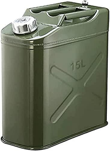 Bidon d'essence en métal 15L et réservoir de stockage d'essence diesel pour moto