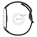 WalkerFit Breathable Bands Compatible with Huawei Watch Fit 3 Straps - Replacement Silicone Watch Bands - Black/White-2