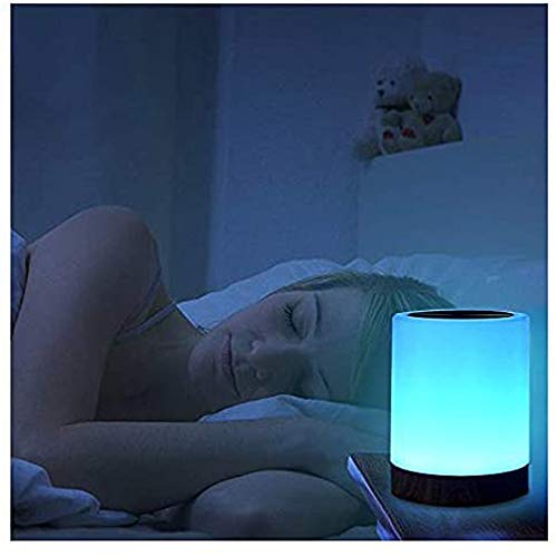 image for ROYFACC Night Light Touch Sensor Lamp Bedside Table Lamp for Kids Bedr