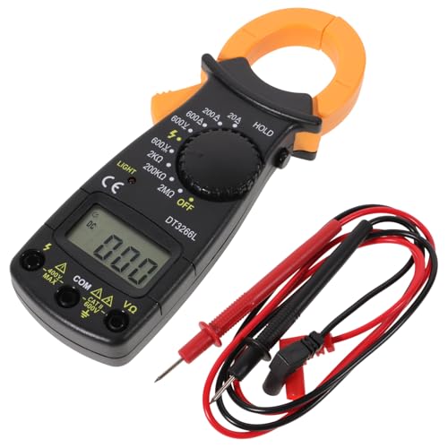 HEALLILY Clamp Amp Electric Digital Multimeter Non- Voltage Tester Clamp Multimeter