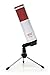 MXL TEMPO-KR Mac and PC Compatible USB 2.0 Powered Condenser Microphone - White/Red