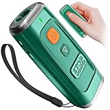 Stop Dog Barking Instantly – Ultrasonic Dog Bark Deterrent Device Humane No-Shock Barking Silencer & Dog Trainer for Indoor & Outdoor Use Effective Bark Control Solution for Dogs up to 120 LBS Green