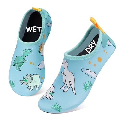Water Shoes for Kids,Swim Shoes Boys Color Changing Cartoon,Girls Beach Shoes,Toddler Aqua Socks Zapato de Agua para Niños