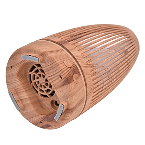 Difusor aromático eléctrico 100-200ml USB recargable de madera miniatura 7