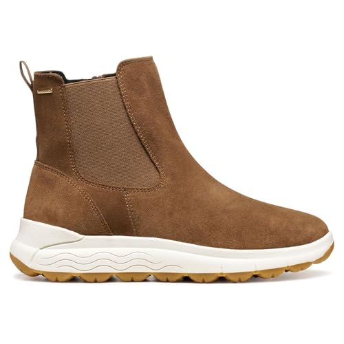 Geox Botas de Tobillo D Spherica 4x4 B ABX para Mujer, Barro, 39 EU